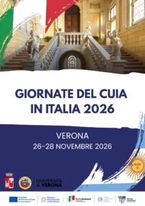 GIORNATE DEL CUIA IN ITALIA 2026 – Università Di Verona 26-28 novembre 2026